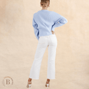 Cardigan Blu Corto in stile Boho | Paradiso Bohemien