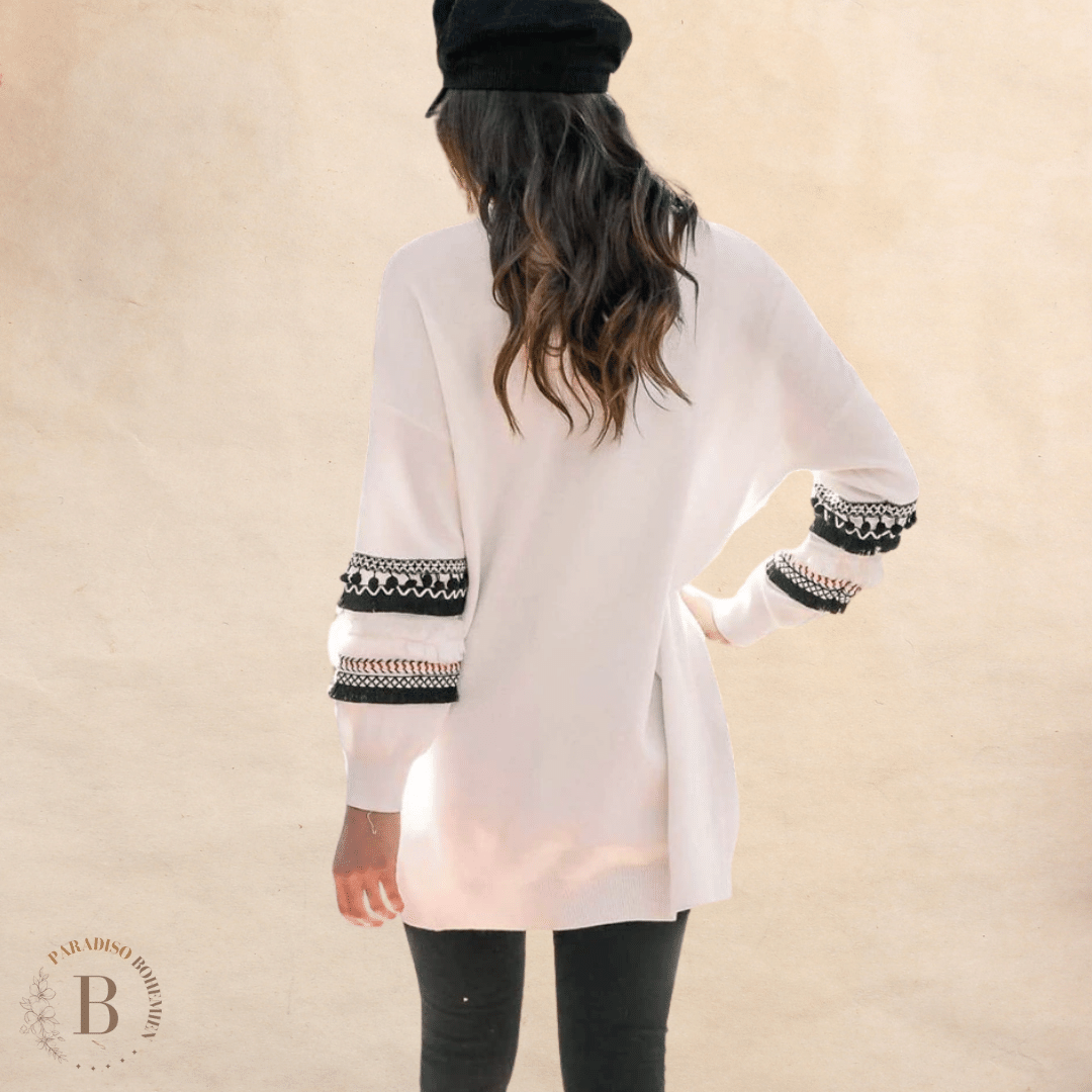 Cardigan da Donna con Ricami in stile Boho | Paradiso Bohemien