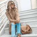 Cardigan Gilet Marrone in stile Boho | Paradiso Bohemien