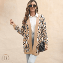 Cardigan Leopardato da Donna in stile Boho | Paradiso Bohemien