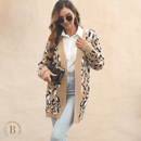Cardigan Lungo Leopardato da Donna Boho | Paradiso Bohemien