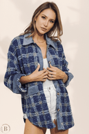 Giacca a Quadri Lana | Paradiso Bohemien