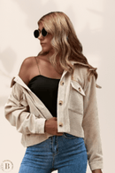 Giacca Corta Elegante Donna Bianco | Paradiso Bohemien