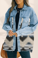 Giacca Lunga Jeans Grigio | Paradiso Bohemien