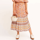 Gonna a Fioro Rosa Boho Chic | Paradiso Bohemien