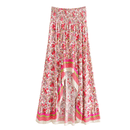 Gonna Bohemien Corta Davanti e Lunga Dietro Rosa | Paradiso Bohemien