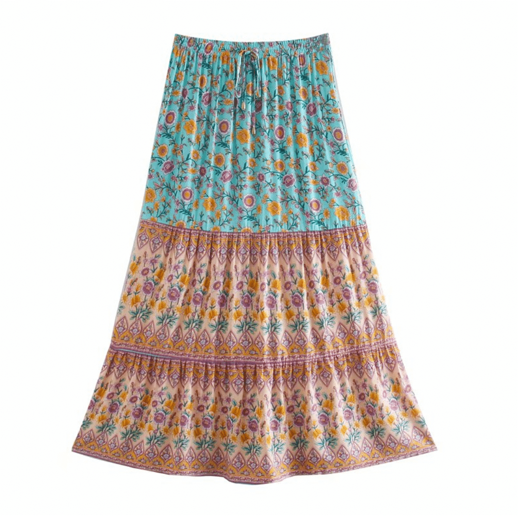 Gonna Vintage Lunga in stile Boho Chic  | Paradiso Bohemien