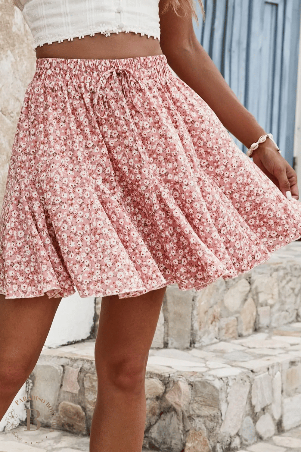 Gonna Corta a Fiori per estate | Paradiso Bohemien
