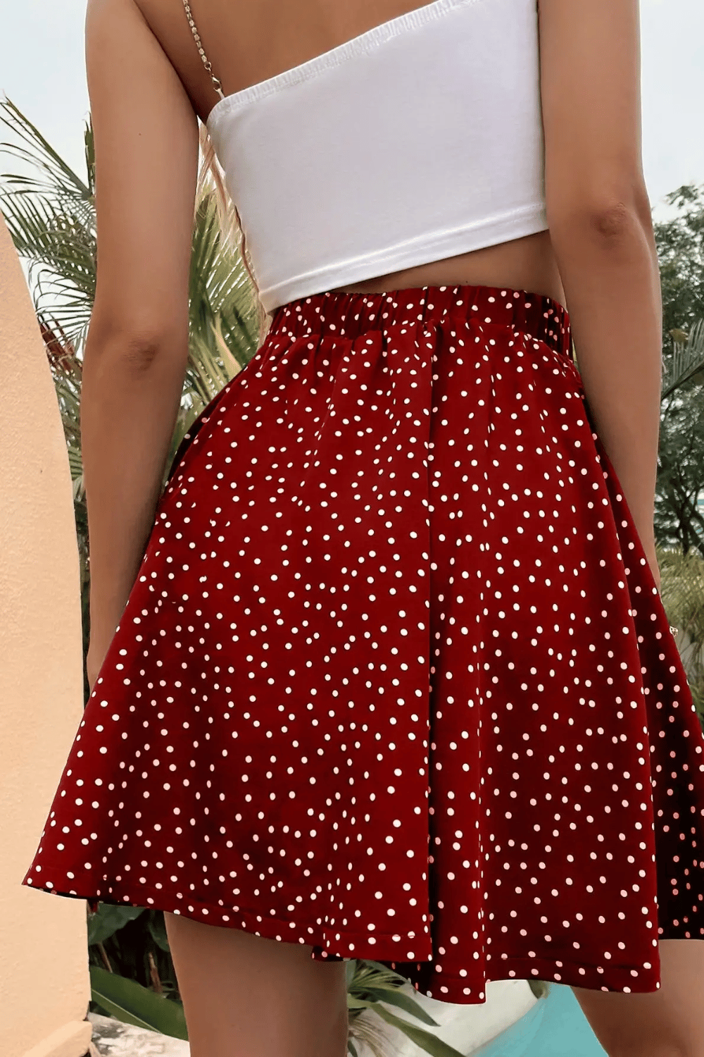 Gonna corta a pois bianchi | Paradiso Bohemien