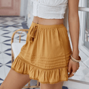 Gonna Gialla Corta Boho Chic | Paradiso Bohemien