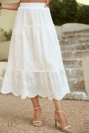 Gonna Lunga Bianca Bohémien | Paradiso Bohemien