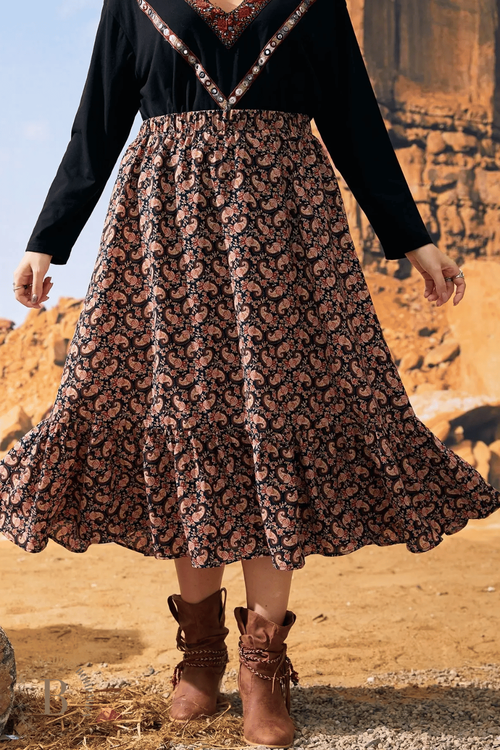 Gonna Lunga Taglie Grande | Paradiso Bohemien