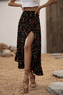 Gonna Nera Estiva Lunga con spacco | Paradiso Bohemien