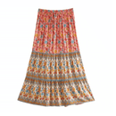 Gonna Lunga Fiorata Rosa Boho Chic | Paradiso Bohemien