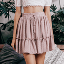 Gonna Rosa Corta Boho Chic | Paradiso Bohemien