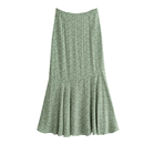 Gonna Verde Asimmetrica Boho | Paradiso Bohemien