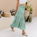 Gonna Verde Boho Chic