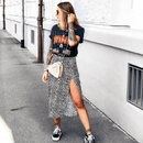 Gonna Leopardata Midi | Paradiso Bohemien