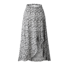Gonna Lunga Asimmetrica Bianca e Nera stile Boho | Paradiso Bohemien
