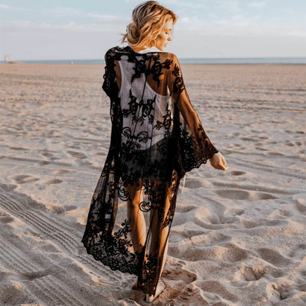 Vestito 2025 kimono nero