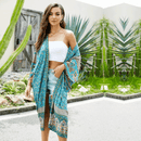 Kimono Estivo Verde da Donna | Paradiso Bohemien