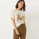 Maglietta Boho stampa Vintage Savanna | Paradiso Bohemien