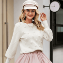 Maglione Bianco Stile Bohémien | Paradiso Bohémien