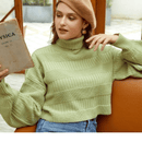 Maglione Verde Oliva Con Colleto  | Paradiso Bohemien