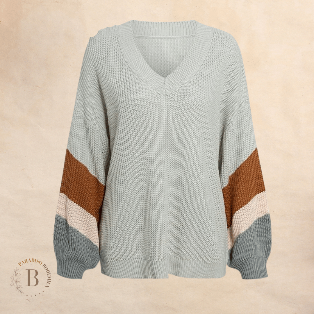 Maglione Boho con Maniche a Sbuffo | Paradiso Bohemien