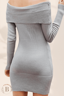 Maglione Mini Abito Grigio | Paradiso Bohemien