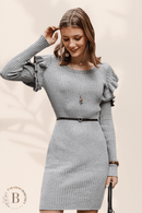 Maglione Vestito Grigio da Donna | Paradiso Bohemien