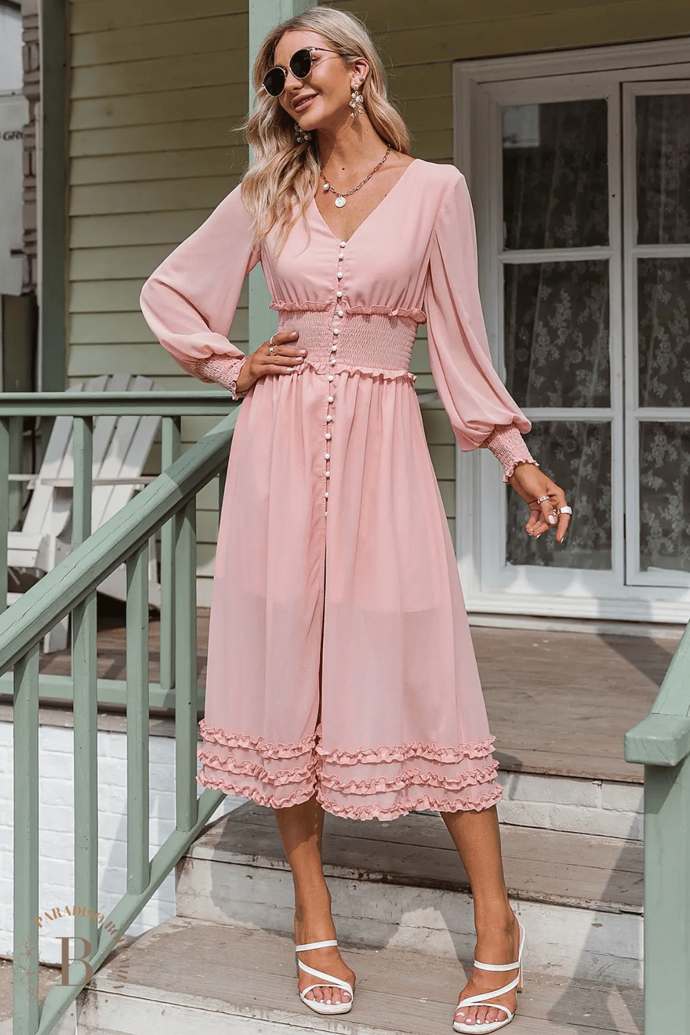 Vestito 2025 rosa invernale