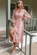 Vestito Rosa Cipria Elegante | Paradiso Bohemien