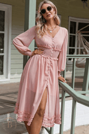 Vestito Rosa Cipria Elegante | Paradiso Bohemien