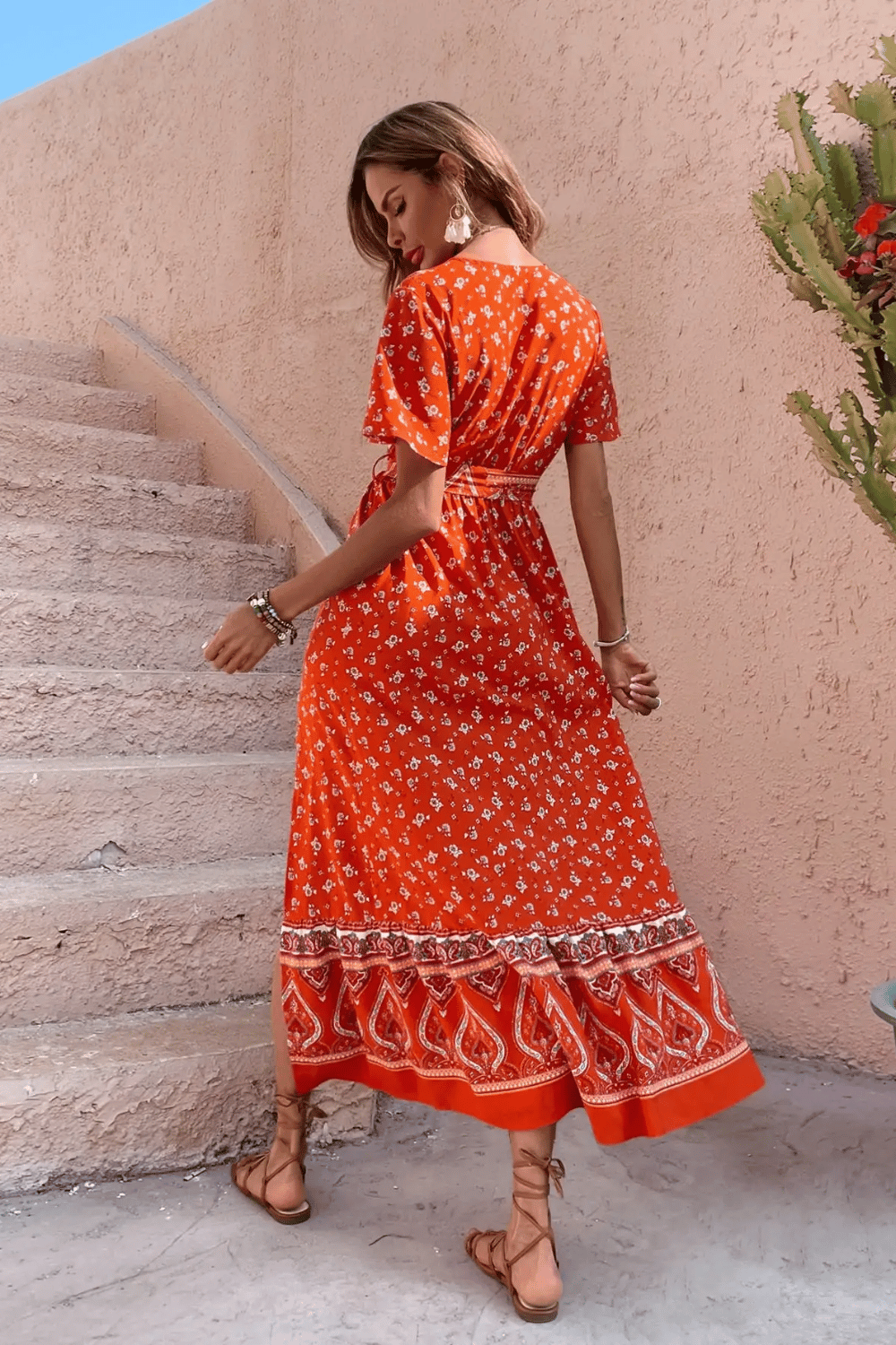 Vestito Lungo Arancione | Paradiso Bohemien