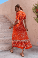 Vestito Lungo Arancione | Paradiso Bohemien