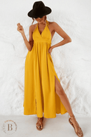 Vestito Lungo Giallo | Paradiso Bohemien