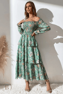 Vestito Lungo Verde Salvia Boho Chic | Paradiso Bohemien
