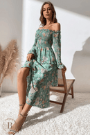 Vestito Lungo Verde Salvia | Paradiso Bohemien