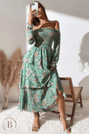 Vestito Lungo Verde Salvia | Paradiso Bohemien