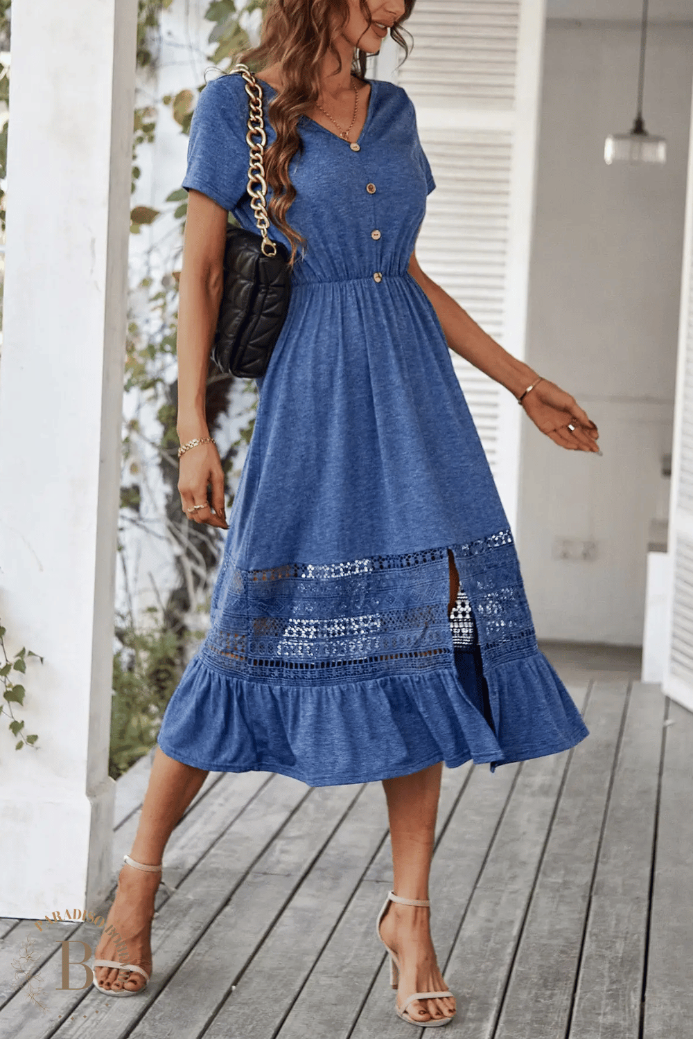 Vestito Estivo Maxi Blu Scuro | Paradiso Bohemien | Paradiso Bohemien