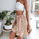 Mini Gonna stile Boho Chic | Gonna a Fiori Corta