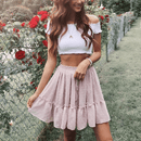 Minigonna Rosa svasata Boho Chic | Paradiso Bohemien