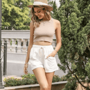 Pantaloncino Bianco da Donna Bohemien