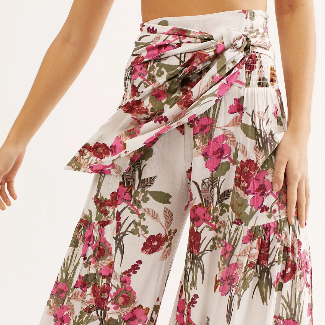 Pantaloni Boho Chic a Fiori | Paradiso Bohemien