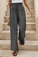 Pantaloni Neri Estivi Boho Chic per Donna | Paradiso Bohemien