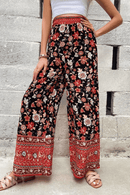 Pantaloni Larghi Floreali da Donna | Paradiso Bohemien
