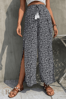 Pantaloni a Palazzo con Spacco Laterale  | Paradiso Bohemien