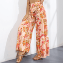 Pantaloni Larghi a Fiori Boho | Paradiso Bohemien