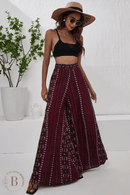 Pantaloni Larghi Marroni da Donna | Paradiso Bohemien